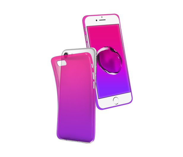 SBS LIK ETUI COOL COVER do IPHONE 8/7/6/6S Różowo-Fioletowe # - 1451674 - zdjęcie 2